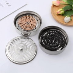 Hộp Inox Đựng Nhang Muỗi Có Nắp Đậy Đựng Nhang Muỗi A1923