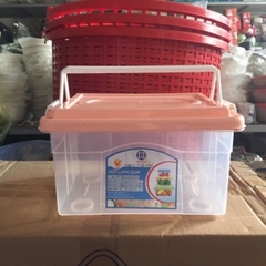 Hộp Lạnh Đựng Thực Phẩm 2 Quai Xách Việt Nhật (6521-3) Đựng Trái Cây Rau Củ Hộp Lớn A1873