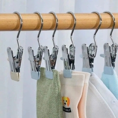 Móc Kẹp Đơn Treo Quần Áo, Mũ, Nón ,Tất, Vớ Bằng Inox Bọc Nhựa PVC Chắc Chắn Tiện Ích A2533