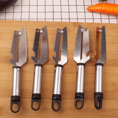 Dao Bào 2 Lưỡi inox 5 Trong 1 Dao Bào Rau Củ Quả Gọt Trái cây A2212