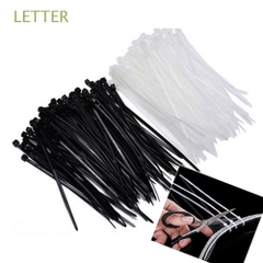 Dây Rút Nhựa Đen Trắng Bọc 100 Dây 150 x 2.5mm A1842