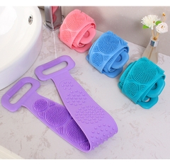 Dây Tắm Chà Lưng Silicon Dây Chà lưng Tắm 2 Mặt Massage A5521
