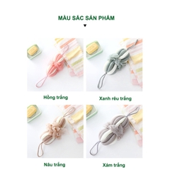 Bông Tắm Lưới Chà Lưng 2 Đầu Tạo bọt mã mới A3823