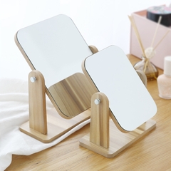 Gương Trang Điểm Để Bàn Bằng Gỗ Cao Cấp Tràn Viền Phong Cách Hàn Quốc A2921