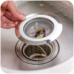 Miếng Lưới Inox Lọc Rác Bồn Rửa Chén Chặn Thức Ăn Thừa A2323