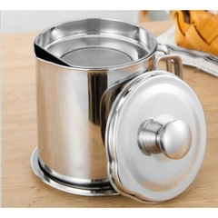 Ca Lọc dầu ăn Inox 304 Siêu Bền Có Lưới Lọc Cặn Dư Thừa A3862