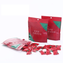 Khăn Giấy Nén Dạng Viên Kẹo Đỏ Khăn Lau Mặt Dùng 1 Lần Tiện Dụng (Kẹo Đỏ) A1132