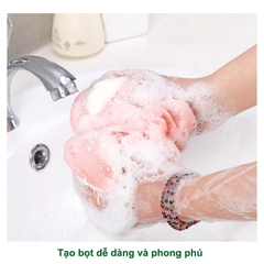 Bông Tắm Lưới Chà Lưng 2 Đầu Tạo bọt mã mới A3823