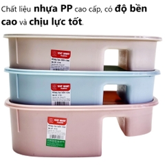 Khay Nhựa Lọc Rác Việt Nhật Đựng Thức Ăn Thừa, Khay Đựng Đồ Rửa Chén Gác Bồn (VN5755) A1663