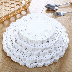 Sét 140 Tờ Giấy Nến 21.5CM Lót Thấm Dầu Ăn Lót Bánh, Giấy Nến Đục Lỗ Thấm Dầu Nỡ Nồi Chiên A4161