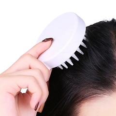 Lược Gội Đầu Massage Silicon Kích Thích Mọc Tóc Kích Thích Mọc Tóc (Màu Trắng) A2134