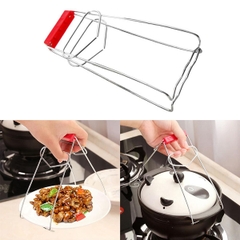 Kẹp Nhấc Nồi Đĩa Tô Inox V2 Gắp Đĩa Tô Nóng Hấp Cách Thủy Mẫu Mới A2021