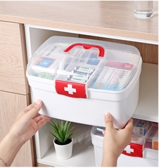 Hộp Y Tế Đựng Thuốc Tủ Thuốc Y Tế Gia Đình Mini A0742