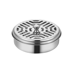Hộp Inox Đựng Nhang Muỗi Có Nắp Đậy Đựng Nhang Muỗi A1923