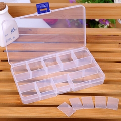 Hộp Đựng Trang Sức 15 Ngăn Mini Trong Suốt Có Thể tháo Ráp Các Ngăn A3231