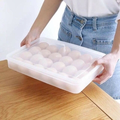 Hộp Đựng Trứng 24 Quả Có Nắp Đậy Nhựa Việt Nhật Khay Bảo Quản Trứng A1371