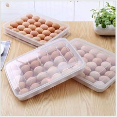 Hộp Đựng Trứng 24 Quả Có Nắp Đậy Nhựa Việt Nhật Khay Bảo Quản Trứng A1371
