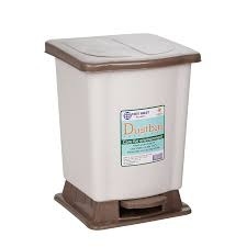[ TRUNG ] Thùng Rác Đạp Nắp Bật Hình Chữ Nhật Nhựa Việt Nhật (VN8041) A5651