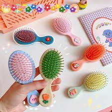 Lược Chải Tóc Mini Thiết Kế Đệm Khí Dễ Thương Tiện Dụng A2523