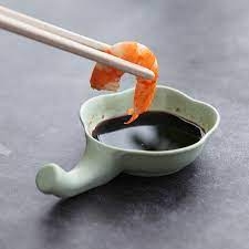 Chén Gia Vị Có Tay Cầm Gác Đũa Lúa Mạch A2333