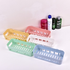 Kệ Nhà Tắm Phòng Bếp Dán Tường Kệ Đựng Mỹ Phẩm Gia Vị Treo Tường Hình Chữ Nhật A4451
