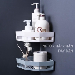 Kệ Nhà Tắm Góc Tường Tam Giác Kệ Nhà Bếp Đựng Gia Vị Dán Tường ( Nhựa) A3311