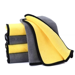Khăn Lau Đa Năng Màu Vàng Lau Ô Tô Xe Hơi 30X30CM lau bếp lau kính lau tay 2 lớp siêu sạch siêu thấm hút A3844