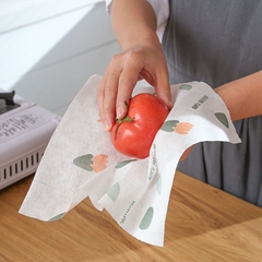 Cuộn Khăn Lau Màu Trắng Họa Tiết 20CM Cuộn khăn lau Vệ Sinh A0811