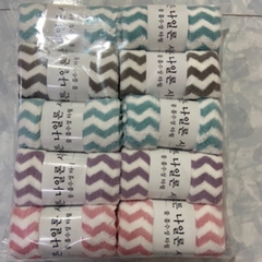 Khăn Mặt Nếp Sọc 30x50cm A0822 - Đã Cuộn