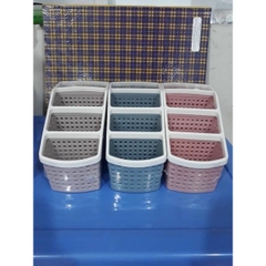 Khay Nhựa Tiện Ich 4 Ngăn Việt Nhật Để Bàn Đựng Bút Vật Dụng Đa Năng Cao Cấp VN5696 A5431