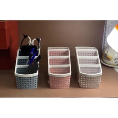 Khay Nhựa Tiện Ich 4 Ngăn Việt Nhật Để Bàn Đựng Bút Vật Dụng Đa Năng Cao Cấp VN5696 A5431