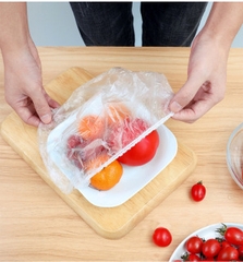 Set 100 Màng Bọc Thực Phẩm Có Túi Đựng Hình Gấu A5721