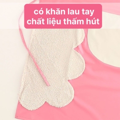 Tạp Dề Nấu Ăn Nhà Bếp Hình Gấu Dâu Chống Thấm A1544