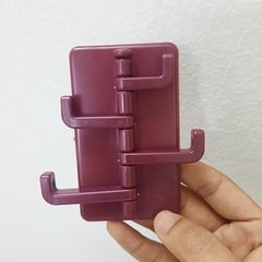 Móc Dán Tường 4 Nhánh Nhiều Màu Móc Treo Quần Áo A1151