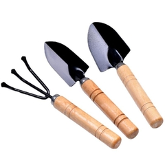 Bộ Cụng Cụ 3 Món Trồng Cây Cảnh, Cuốc Cào Xẻng Làm Vườn Trồng Rau Sạch Tại Nhà A1841