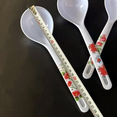 Muôi múc canh lớn Melamine, Muôi múc canh lớn bằng nhựa họa tiết xinh xắn A4231