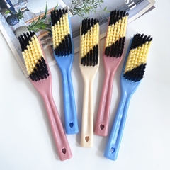 Bàn chải đánh giày cán dài hai tông màu, bàn chải đánh giày cán nhiều màu L2022