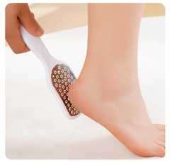 Dụng cụ mài gót chân inox tay cầm dài chà gót chân loại bỏ tế bào chết da khô nứt nẻ mềm mại A1753