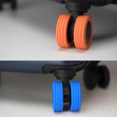 Bộ 4 Vỏ Bánh Xe Vali Hành Lý Silicon bảo vệ bánh xe giảm tiếng ồn Chống mòn bánh xe A1412