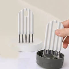 Chổi vệ sinh nắp cốc đa năng, dụng cụ vệ sinh góc rãnh cốc khe hở vệ sinh bàn phím đồ điện tử L0642