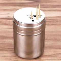 Lọ rắc gia vị nướng hạt tiêu rắc bột ớt hạt mè bằng thép không gỉ, hũ đựng muối gia vị đựng tăm L1011/L1012