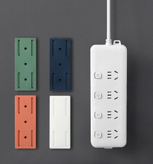 Giá trượt đỡ ổ cắm điện gắn tường không cần đục lỗ, giá đỡ lưu trữ tại nhà thông minh A1234