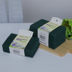 Sét 5 Miếng bọt biển nhám Xanh cọ rửa chén bát xoong nồi lau dầu chống dính vệ sinh cọ rửa đa năng L0453