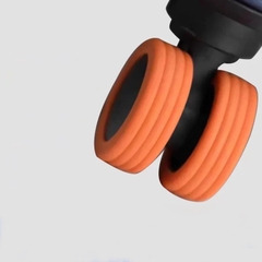 Bộ 4 Vỏ Bánh Xe Vali Hành Lý Silicon bảo vệ bánh xe giảm tiếng ồn Chống mòn bánh xe A1412