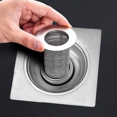 Lưới lọc cống thoát nước bằng thép không gỉ, lưới lọc chống tắc nghẽn Lavabo phòng tắm, bộ lọc thoát nước sàn L1312