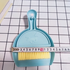 Bộ chổi và hót rác mini để bàn, bộ ki hốt rác chổi vệ sinh bàn phím máy tính ô tô, vệ sinh phòng khách sofa L1342