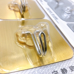 Vỉ 3 Móc Dán Tường Cao Cấp Siêu Dính Chịu Lực Tốt Treo Tường Chắc Chắn 6x6 cm A2534