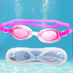 Kính bơi người lớn bảo vệ mắt có hộp, Kính bơi chống nước chống sương mù, Kính lặn hồ bơi đi biển L1321