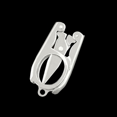 Kéo gấp inox kéo nhỏ du lịch kéo cắt móng tay câu cá kéo cắt dây gấp mini cầm tay A1156