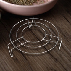 Giá hấp hình tròn bằng thép không gỉ, giá đỡ nồi, khay hấp ba chân giá hấp rau củ L1132